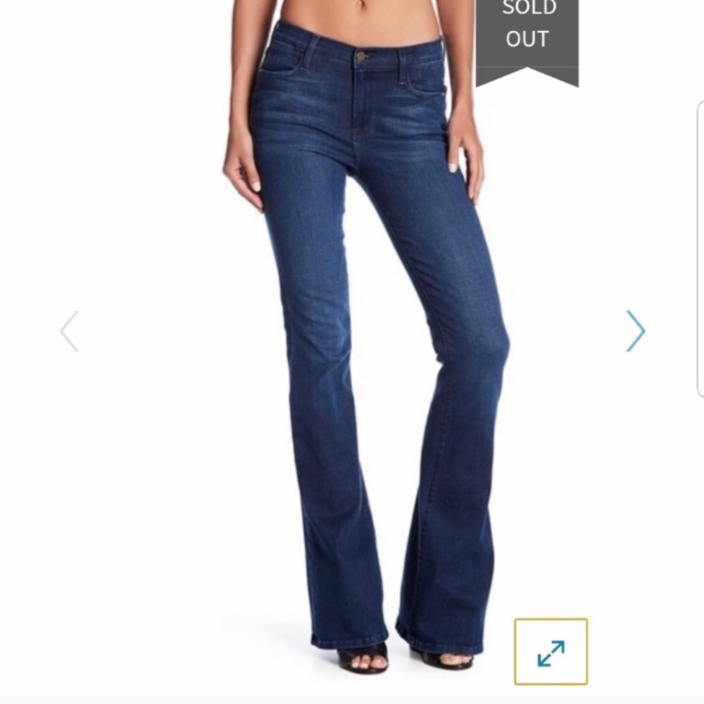 Frame Denim Le High Flare in Riverdale